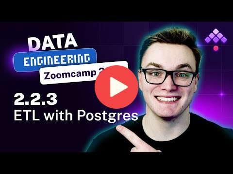 Create an ETL Pipeline with Postgres in Kestra